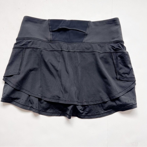 2/25 Athleta Stealth Trucool Skort Skirt Tennis Golf Pickleball Black Small - Picture 3 of 7